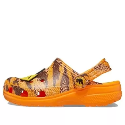 (TD) Crocs Jurassic World Classic Clogs ‘Laranja’