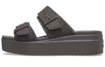 (WMNS) Crocs 2 tiras Brooklyn ‘Marrom’