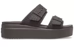 (WMNS) Crocs 2 tiras Brooklyn ‘Marrom’