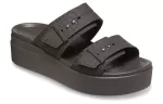 (WMNS) Crocs 2 tiras Brooklyn ‘Marrom’
