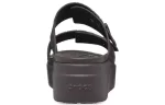 (WMNS) Crocs 2 tiras Brooklyn ‘Marrom’