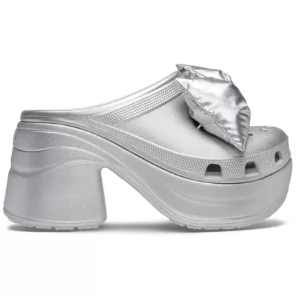 (WMNS) Crocs Arco metálico de sirene Clogs ‘Prata’