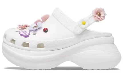 (WMNS) Crocs Bae Retro Exterior Branco