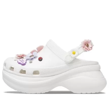 (WMNS) Crocs Bae Retro Exterior Branco