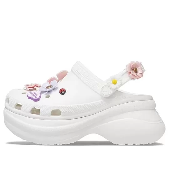 (WMNS) Crocs Bae Retro Exterior Branco