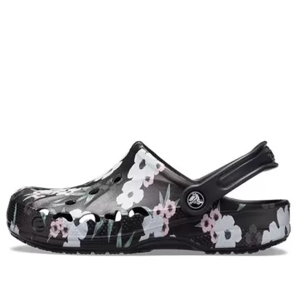 (WMNS) Crocs Baya Impresso Clogs ‘Tropical Floral Preto’