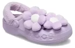 (WMNS) Crocs Baya Lined Fuzz Strap Singles Day ‘Purple White’