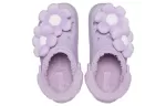 (WMNS) Crocs Baya Lined Fuzz Strap Singles Day ‘Purple White’