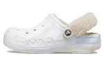 (WMNS) Crocs Baya Lined Fuzz Strap Tamanco marmorizado ‘White Multi’ 209241