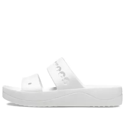 (WMNS) Crocs Baya Sandálias Plataforma ‘Branco’