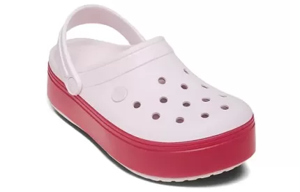 (WMNS) Crocs Beach Sandálias Roxo Vermelho