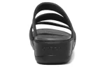 (WMNS) Crocs Boca Strappy Wedge Sandálias ‘Black’