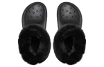 (WMNS) Crocs Bota com forro Stomp ‘Preto’