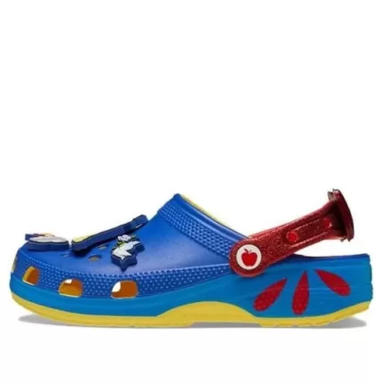 (WMNS) Crocs Branca de Neve Classic Clogs ‘Azul Amarelo Vermelho’