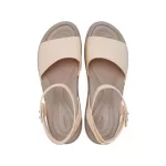 (WMNS) Crocs Brooklyn Ankle Strap Wedge Sandálias ‘Cream White Brown’