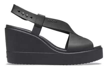 (WMNS) Crocs Brooklyn Cozy Non-Slip Sports Sandálias Pretas