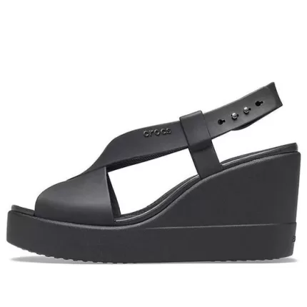 (WMNS) Crocs Brooklyn Cozy Non-Slip Sports Sandálias Pretas