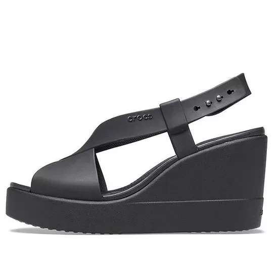 (WMNS) Crocs Brooklyn Cozy Non-Slip Sports Sandálias Pretas