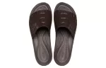(WMNS) Crocs Brooklyn Croco Shine Slide Sandálias ‘Espresso’