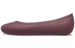 (WMNS) Crocs Brooklyn Flats ‘Dark Cherry’