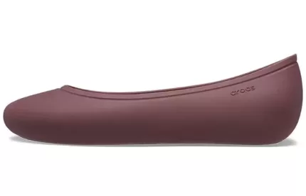 (WMNS) Crocs Brooklyn Flats ‘Dark Cherry’