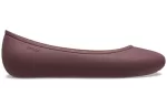 (WMNS) Crocs Brooklyn Flats ‘Dark Cherry’