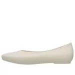 (WMNS) Crocs Brooklyn Flats pontiagudos ‘Cream White’