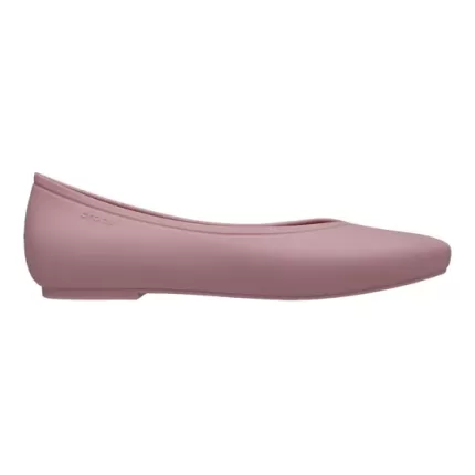 (WMNS) Crocs Brooklyn Flats pontiagudos ‘Rosa’