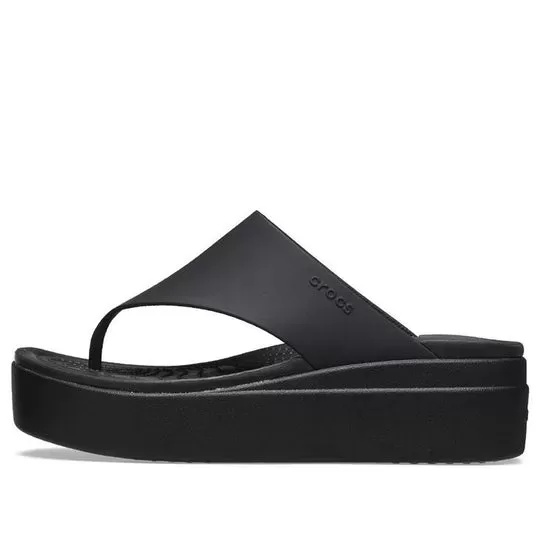 (WMNS) Crocs Brooklyn Flip ‘Preto’