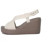 (WMNS) Crocs Brooklyn Lightweight Cement Grey Sandálias ‘Gray’