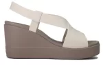 (WMNS) Crocs Brooklyn Lightweight Cement Grey Sandálias ‘Gray’