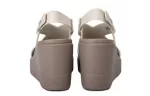 (WMNS) Crocs Brooklyn Lightweight Cement Grey Sandálias ‘Gray’