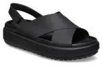 (WMNS) Crocs Brooklyn Luxe Cross Strap ‘Preto’