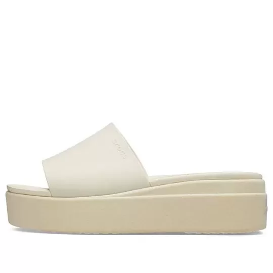 (WMNS) Crocs Brooklyn Slide ‘Branco Bege’