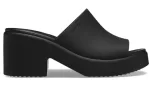 (WMNS) Crocs Brooklyn Slide Heels ‘Preto’