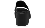 (WMNS) Crocs Brooklyn Slide Heels ‘Preto’