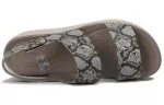 (WMNS) Crocs Brooklyn Sola Grossa Sandálias Casuais Cinza
