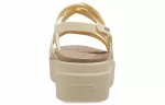 (WMNS) Crocs Brooklyn Strappy Low Wedge ‘Bone’
