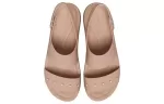 (WMNS) Crocs Brooklyn Studded Low Wedge ‘Cork Mushroom’