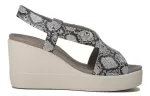 (WMNS) Crocs Brooklyn Thick Sole Cinza Sandálias ‘Gray’
