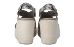 (WMNS) Crocs Brooklyn Thick Sole Cinza Sandálias ‘Gray’