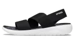 (WMNS) Crocs Calçado Sandálias Esportivas ‘Black White’