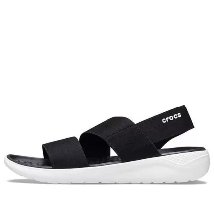 (WMNS) Crocs Calçado Sandálias Esportivas ‘Black White’