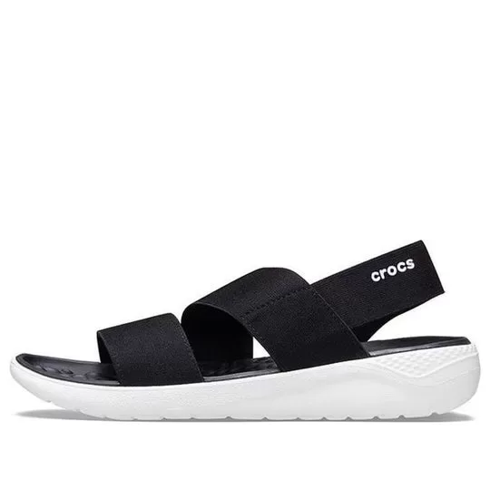 (WMNS) Crocs Calçado Sandálias Esportivas ‘Black White’