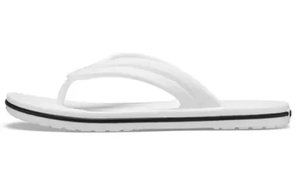(WMNS) Crocs Chinelos Crocband ‘Branco’