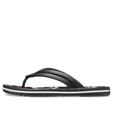 (WMNS) Crocs Chinelos Crocband Flowers Preto