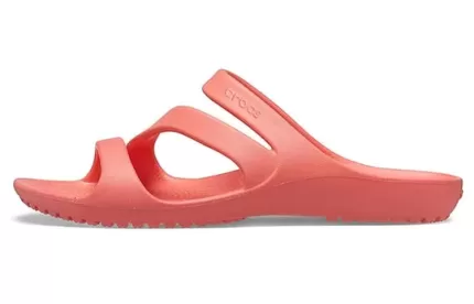 (WMNS) Crocs Chinelos Laranja Vermelho
