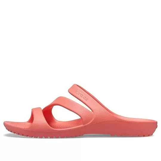 (WMNS) Crocs Chinelos Laranja Vermelho