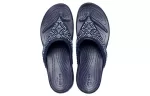 (WMNS) Crocs Chinelos Monterey com contas azul profundo