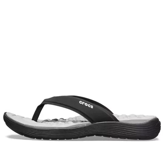 (WMNS) Crocs Chinelos Reviva Preto